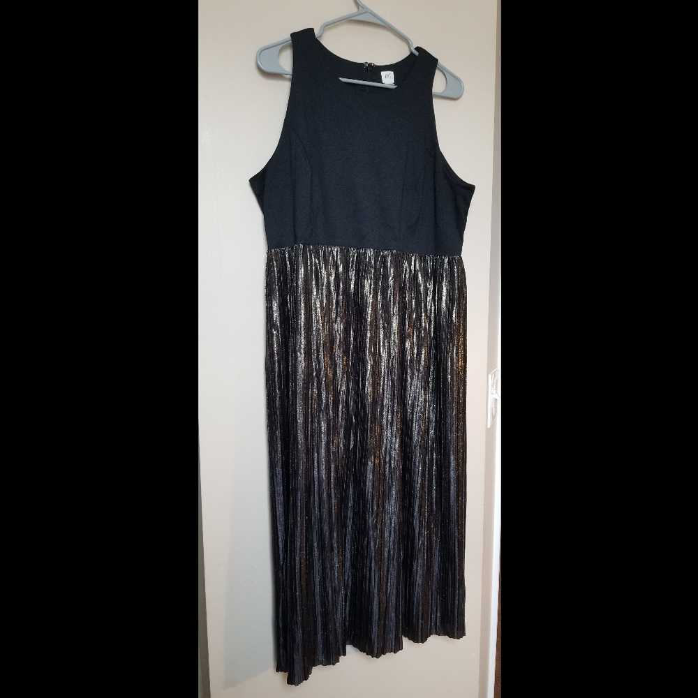 Gap Black & Gold Party Dress